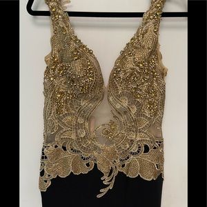 Gorgeous beaded gown.